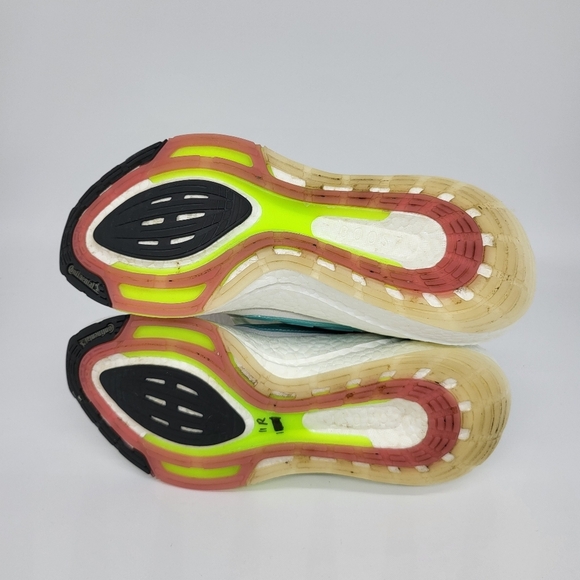 adidas Ultra Boost 21 White Tint Rose Women's Running Shoes Size 11 - Picture 7 of 8